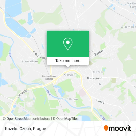 Карта Kazeks Czech