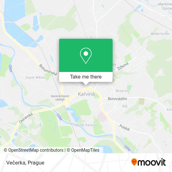 Карта Večerka