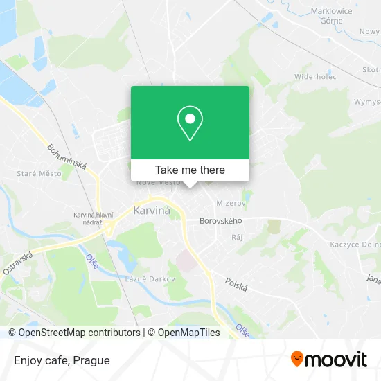 Карта Enjoy cafe