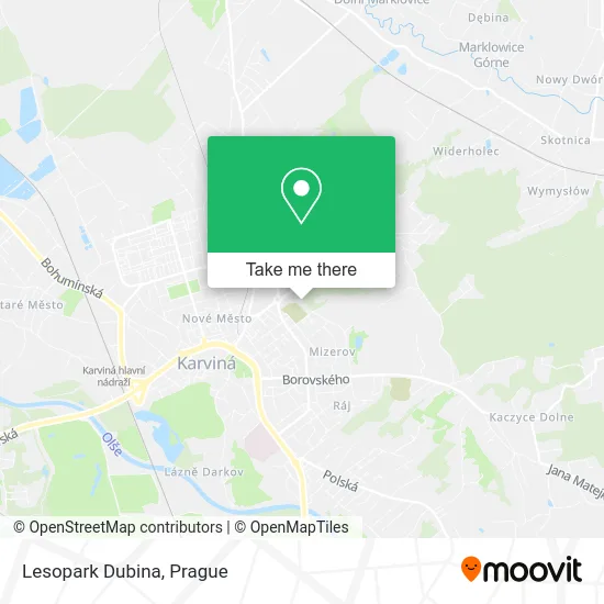 Карта Lesopark Dubina