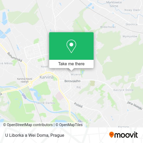Карта U Liborka a Wei Doma