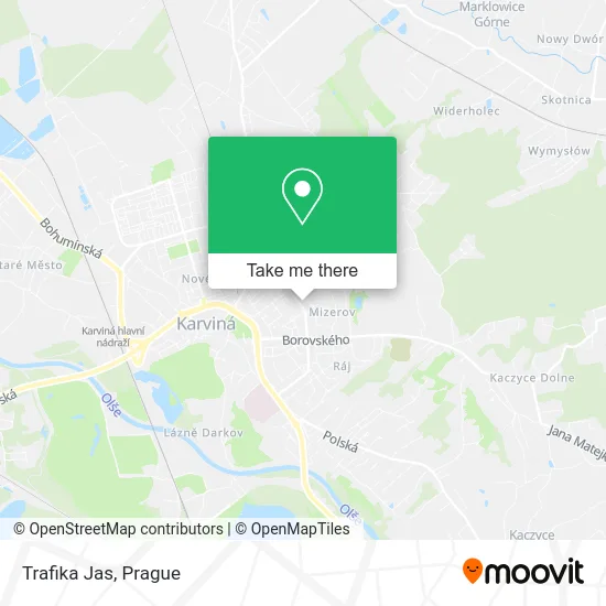 Карта Trafika Jas