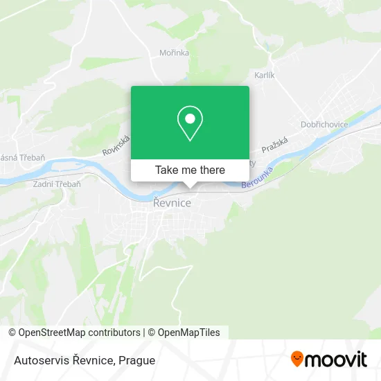 Карта Autoservis Řevnice
