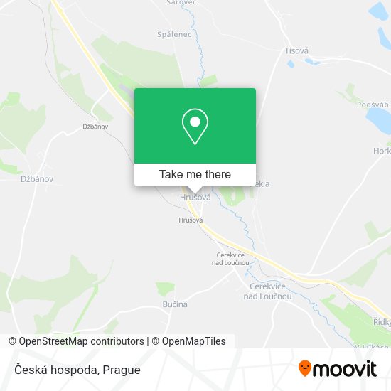 Карта Česká hospoda
