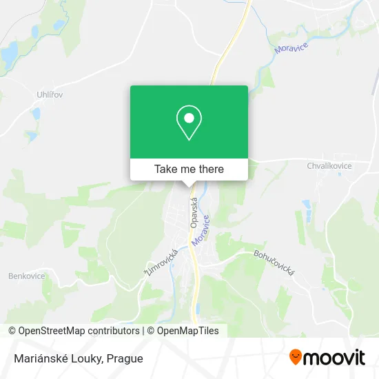 Карта Mariánské Louky