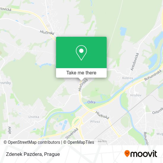 Zdenek Pazdera map
