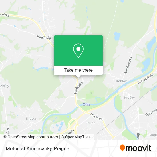 Карта Motorest Americanky