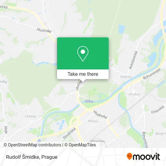 Карта Rudolf Šmidke