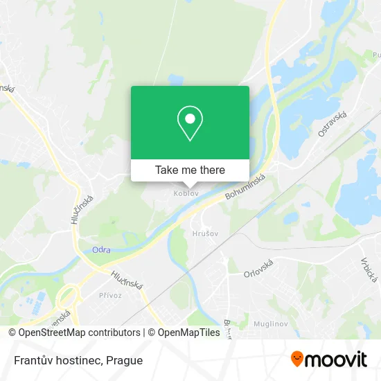 Карта Frantův hostinec