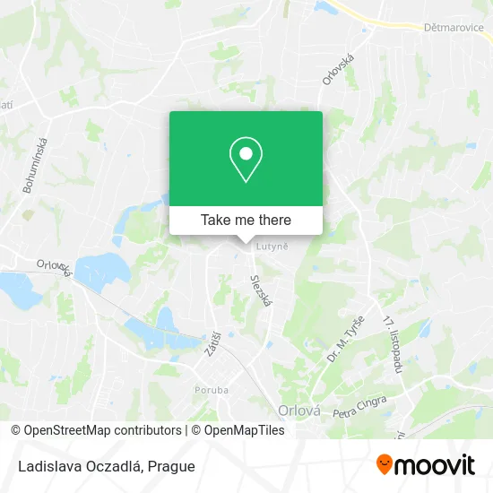 Ladislava Oczadlá map