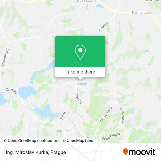 Карта Ing. Miroslav Kurka
