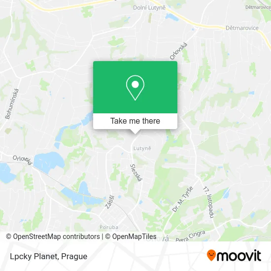 Карта Lpcky Planet