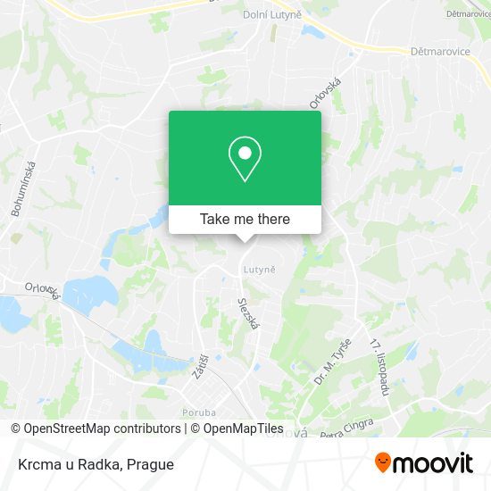 Карта Krcma u Radka