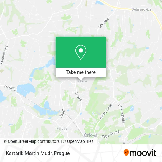 Карта Kartárik Martin Mudr