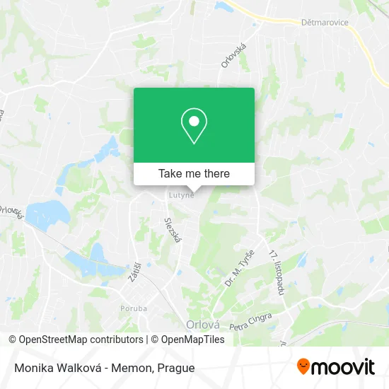 Карта Monika Walková - Memon