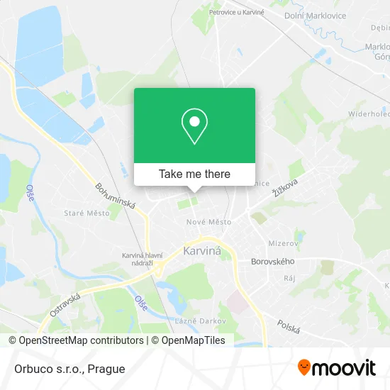 Карта Orbuco s.r.o.
