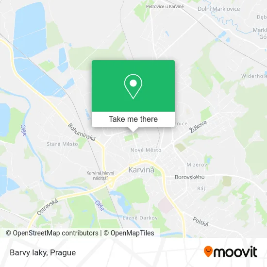 Barvy laky map