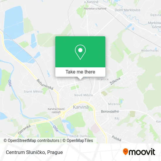Карта Centrum Sluníčko
