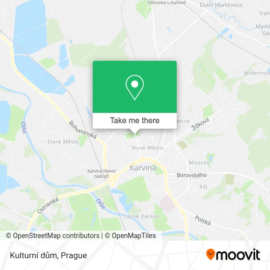 Kulturní dům map