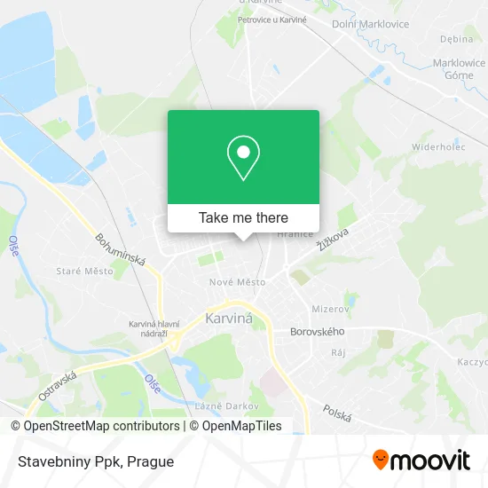 Карта Stavebniny Ppk