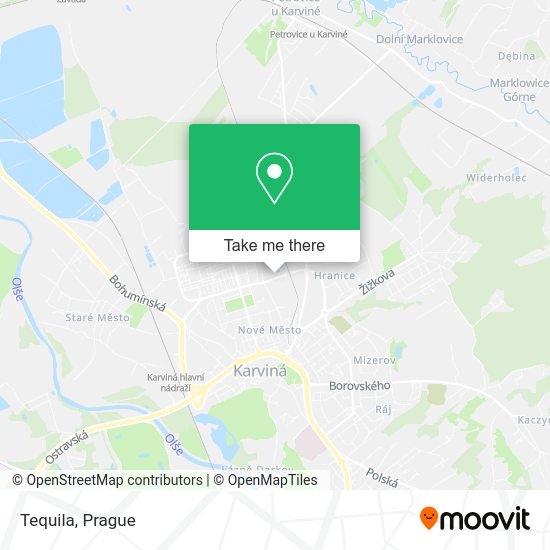 Карта Tequila