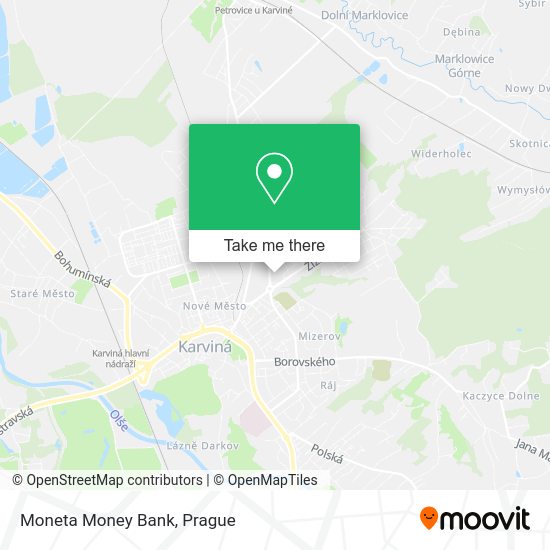 Карта Moneta Money Bank