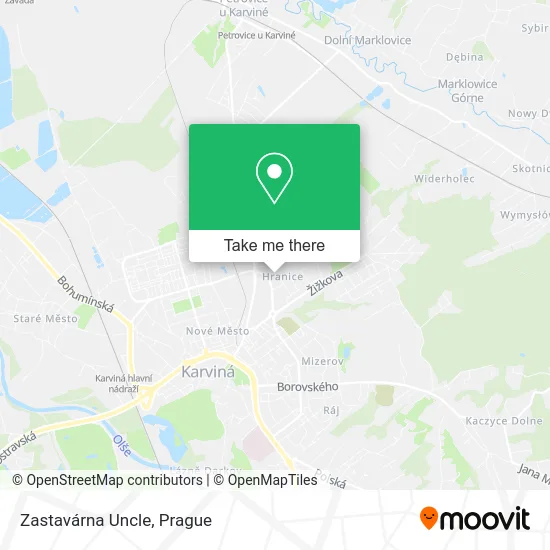 Карта Zastavárna Uncle