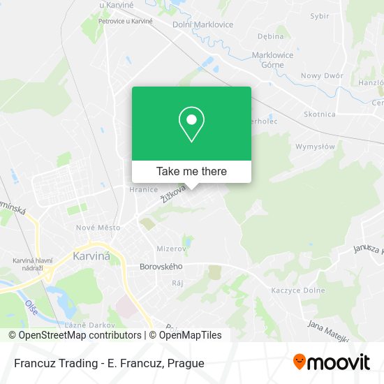 Карта Francuz Trading - E. Francuz