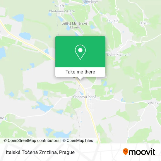Карта Italská Točená Zmzlina