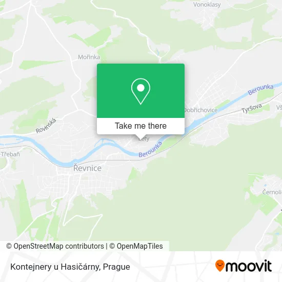 Карта Kontejnery u Hasičárny