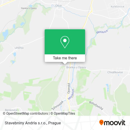 Карта Stavebniny Andrla s.r.o.