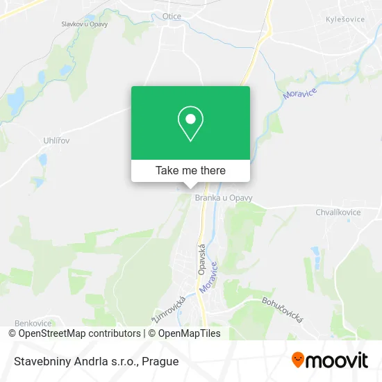 Карта Stavebniny Andrla s.r.o.