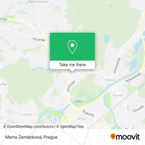 Карта Marta Zemánková