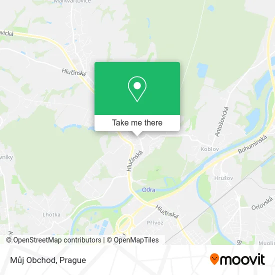 Карта Můj Obchod