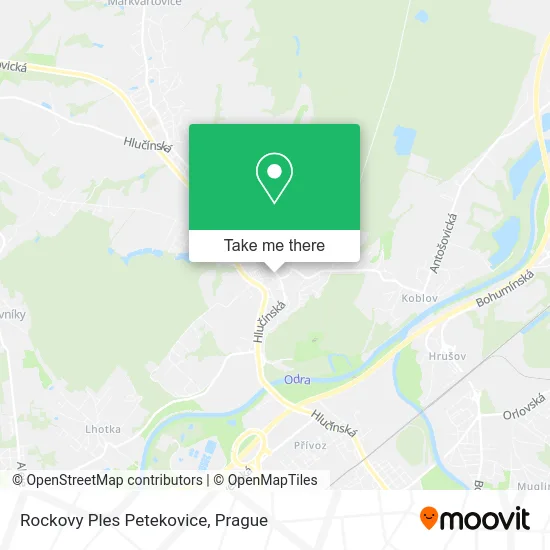 Карта Rockovy Ples Petekovice