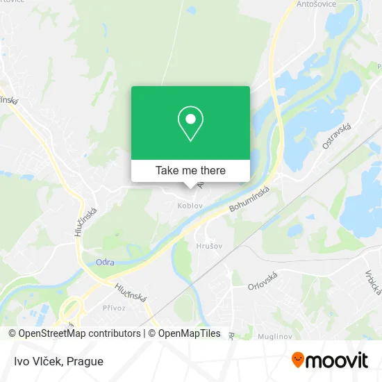 Карта Ivo Vlček