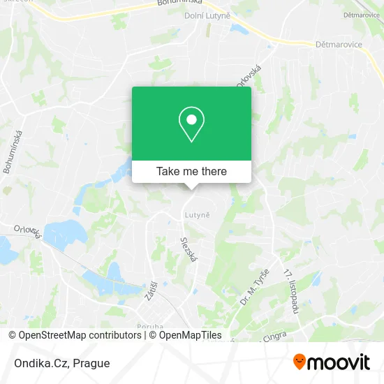 Карта Ondika.Cz