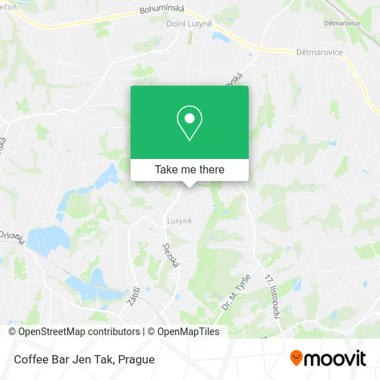 Карта Coffee Bar Jen Tak