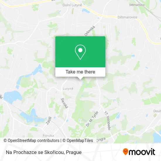 Na Prochazce se Skořicou map