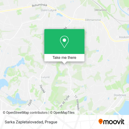 Карта Sarka Zapletalovadad