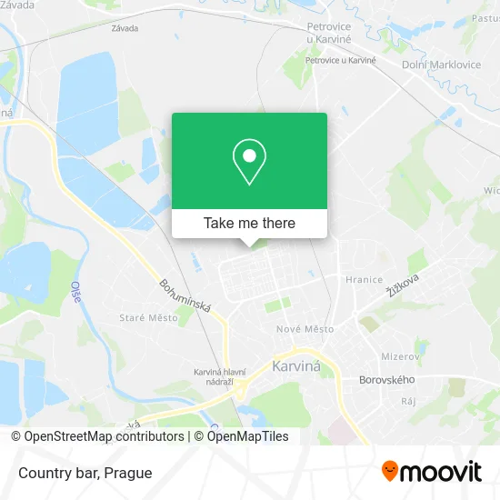 Карта Country bar