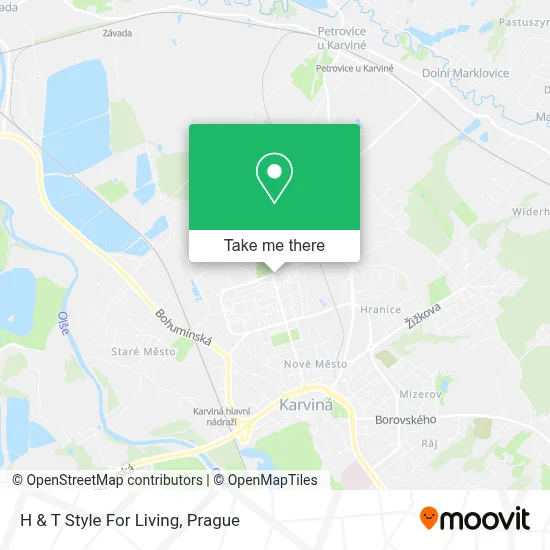 H & T Style For Living map