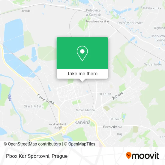Pbox Kar Sportovni map
