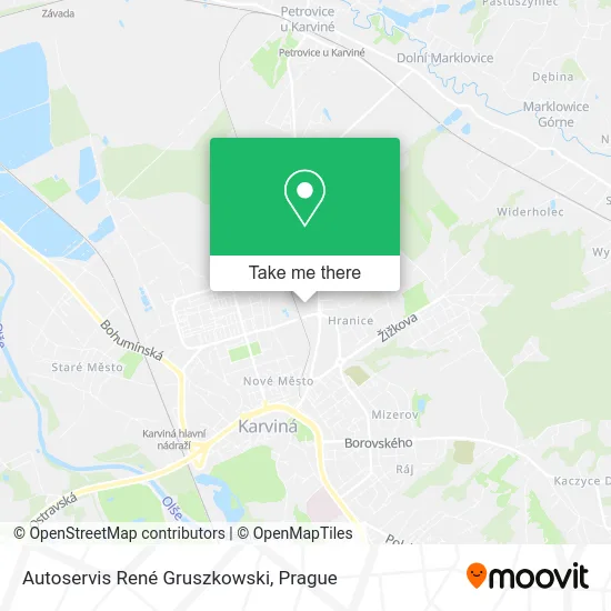 Карта Autoservis René Gruszkowski