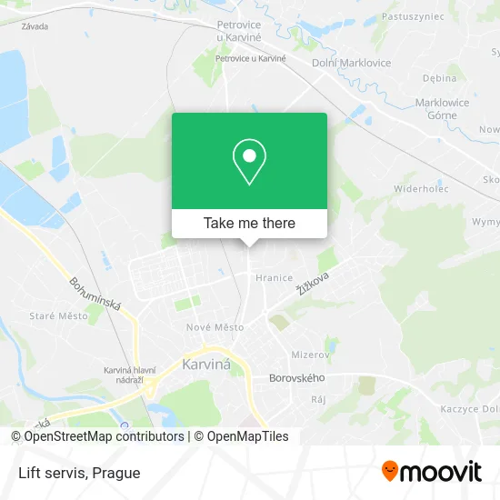Карта Lift servis