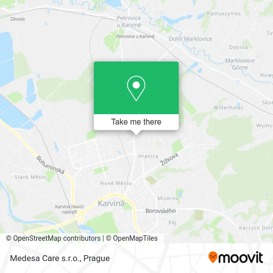 Карта Medesa Care s.r.o.