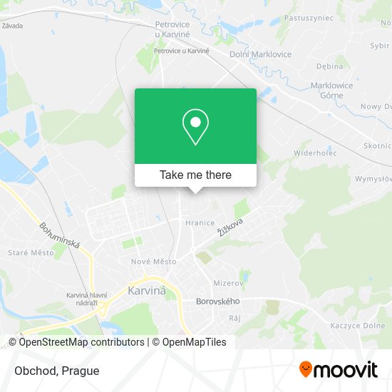 Карта Obchod