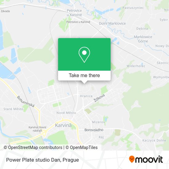 Карта Power Plate studio Dan