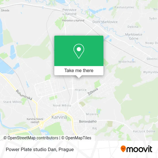 Карта Power Plate studio Dan
