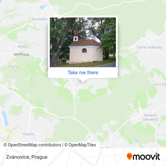 Карта Zvánovice